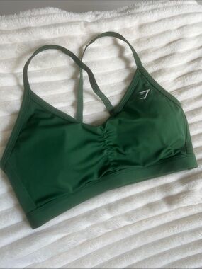 Gymshark green sports bar size M